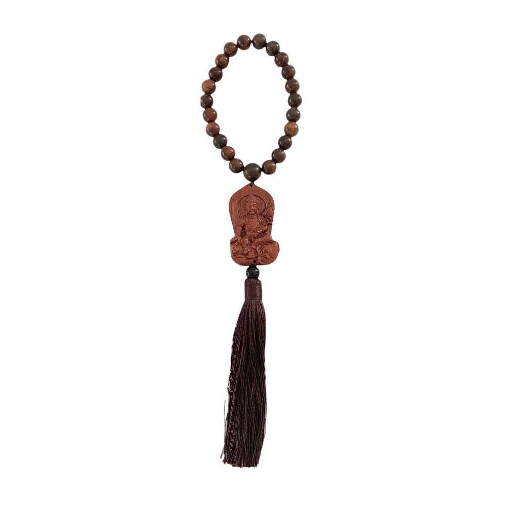 Hand Carved Buddha Mala Amulet Bracelet